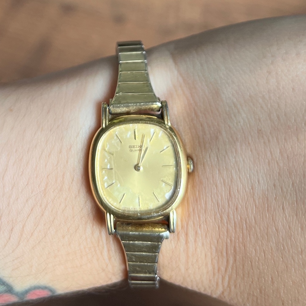 Vintage gold watch